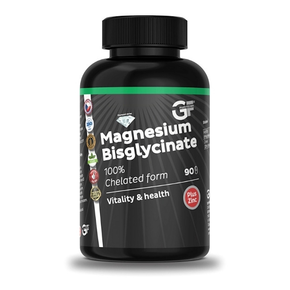GF NUTRITION Magnesium bisglycinate + zinok 90 kapsúl