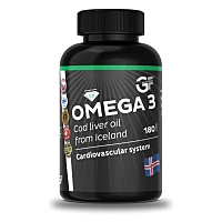 GF NUTRITION Omega 3 cod liver oil 180 kapsúl