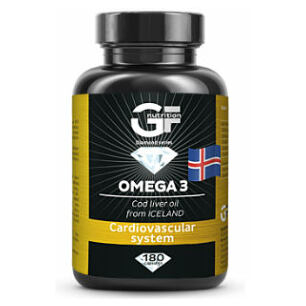 GF NUTRITION Omega 3 cod liver oil 180 kapsúl