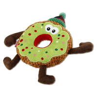 GIGWI Donut vianočná hračka pre psov 21 cm
