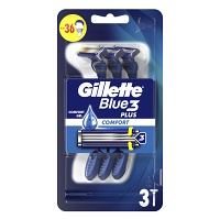 GILLETTE Blue3 Comfort Jednorazový holiaci strojček 3 kusy