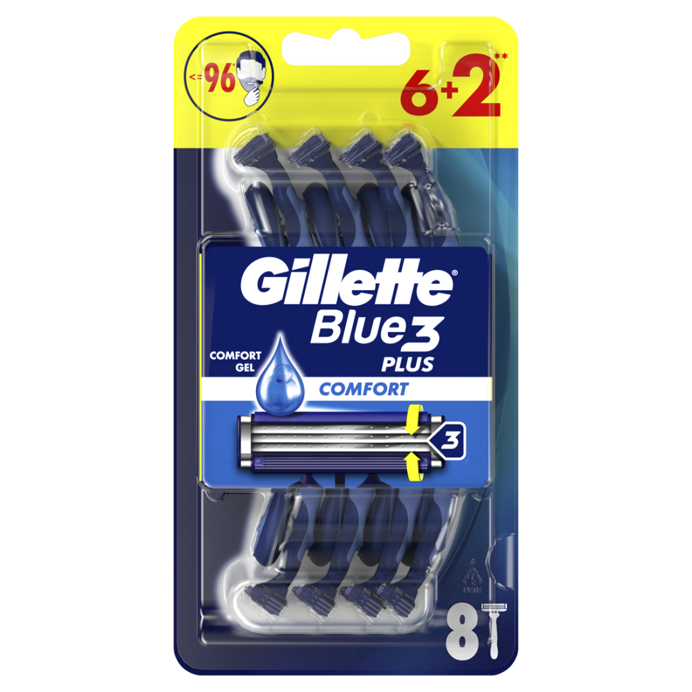 E-shop GILLETTE Blue3 holítko 6 + 2 ks