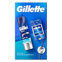 GILLETTE Tuhý dezodorant 70 ml, Gél na holenie 200 ml