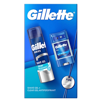 GILLETTE Tuhý dezodorant 70 ml, Gél na holenie 200 ml (Kozmetické balíčky)