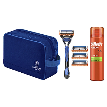 GILLETTE Fusion Darčekové balenie pre mužov s taškou 2 kusy (Kozmetické balíčky)