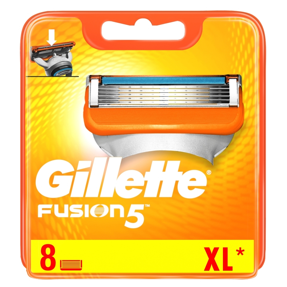 Gillette FUSION náhradné hlavice 8ks
