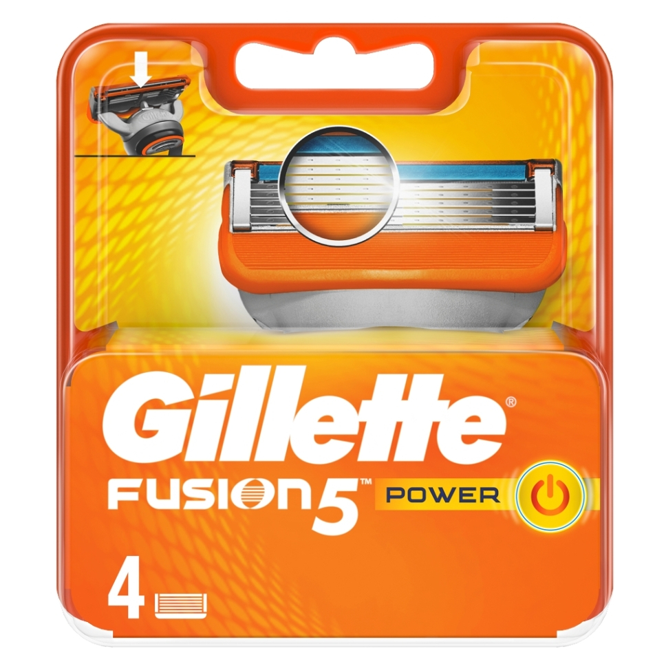 E-shop GILLETTE Fusion POWER náhradné hlavice 4 ks