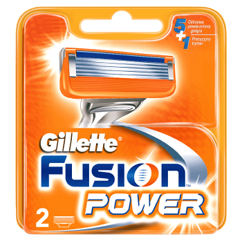 GILLETTE Fusion POWER náhradné hlavice 2 ks