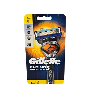 GILLETTE Fusion ProGlide SilverTouch Holiaci Strojček + 2 holiace hlavice