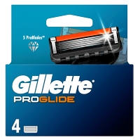GILLETTE Fusion ProGlide holiace hlavice pre mužov 4 ks