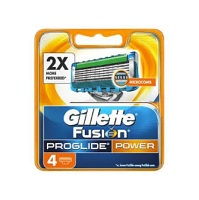 GILLETTE Fusion ProGlide Power náhradné hlavice pre mužov 4 ks