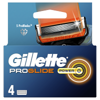 GILLETTE Fusion ProGlide Power náhradné hlavice pre mužov 4 ks