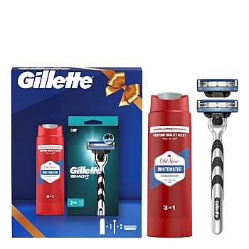 GILLETTE Mach3 Darčekové balenie pre mužov 2 kusy (Kozmetické balíčky)