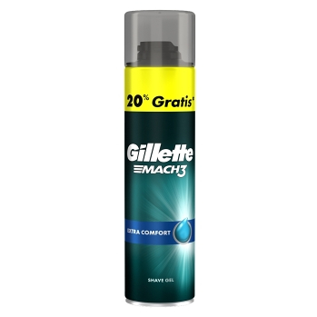 GILLETTE Mach3 Extra Comfort Gél na holenie 200 ml + 40 ml
