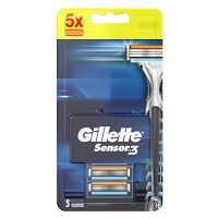 GILLETTE Sensor3 Náhradná hlavica 5 ks