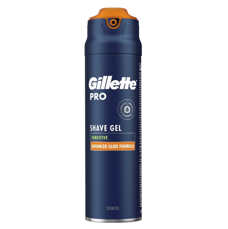 GILLETTE Pro Sensitive Gél na holenie 200 ml