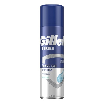 GILLETTE Series Sensitive Revitalizing Gél na holenie so zeleným čajom 200 ml