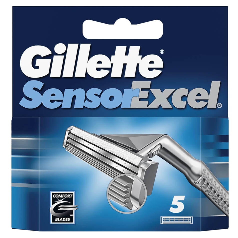 GILLETTE Sensor Excel náhradné hlavice 5 ks