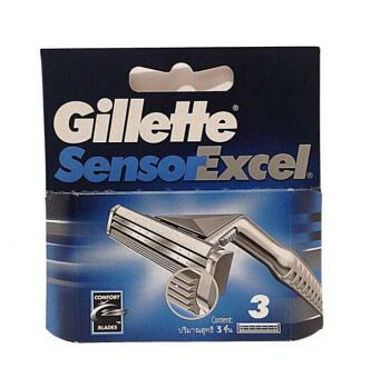 GILLETTE SENSOR EXCEL ŽILETKY 3KS NH (Žiletky a náhradné hlavice na holenie)