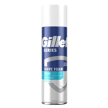 GILLETTE Series Sensitive Cool Pena na holenie 250 ml