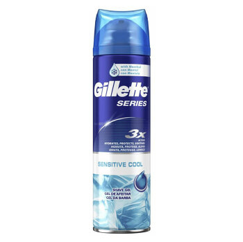 GILLETTE Series Sensitive Cool Gél na holenie pre mužov 200 ml