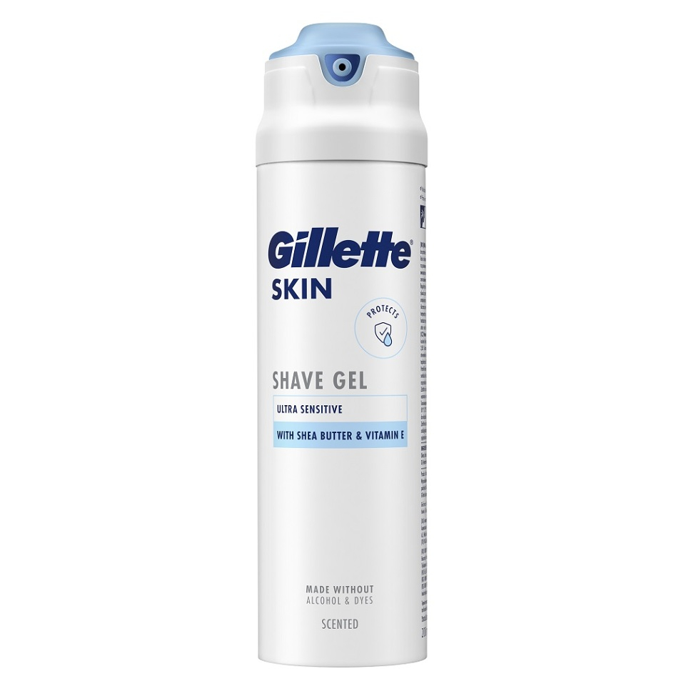 GILLETTE Skin Ultra Sensitive Gél na holenie 200 ml