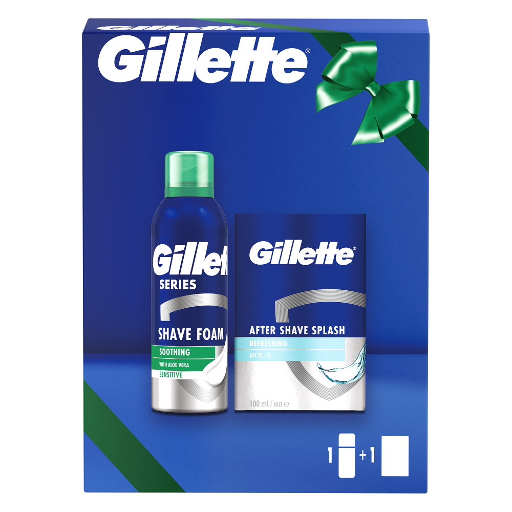 GILLETTE Soothing pena 200 ml + VPH 100 ml Darčekové balenie