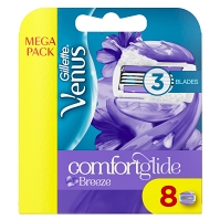 GILLETTE Venus ComfortGlide Breeze Náhradné holiace hlavice 8 ks