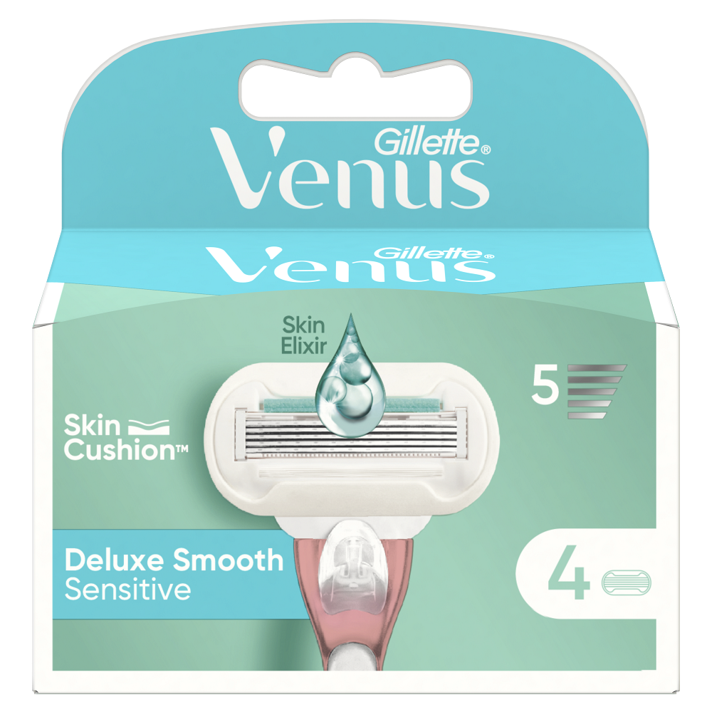 GILLETTE VENUS Extra Smooth Sensitive Hlavice 4 ks