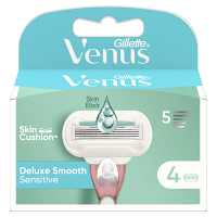 GILLETTE Venus Deluxe Smooth Sensitive Náhradné hlavice 4 ks