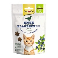 GIMCAT Soft Snacks kačica s čučoriedkami maškrta pre mačky 60 g