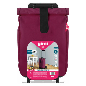 GIMI Sprinter nákupný vozík fialový 50 l