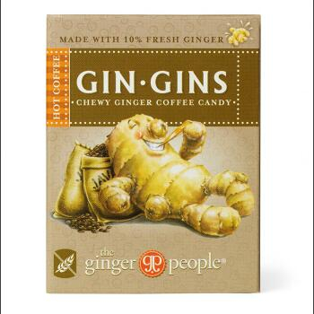 GINGER PEOPLE Gin Gins Zázvorové kávové žuvacie cukríky 45 g