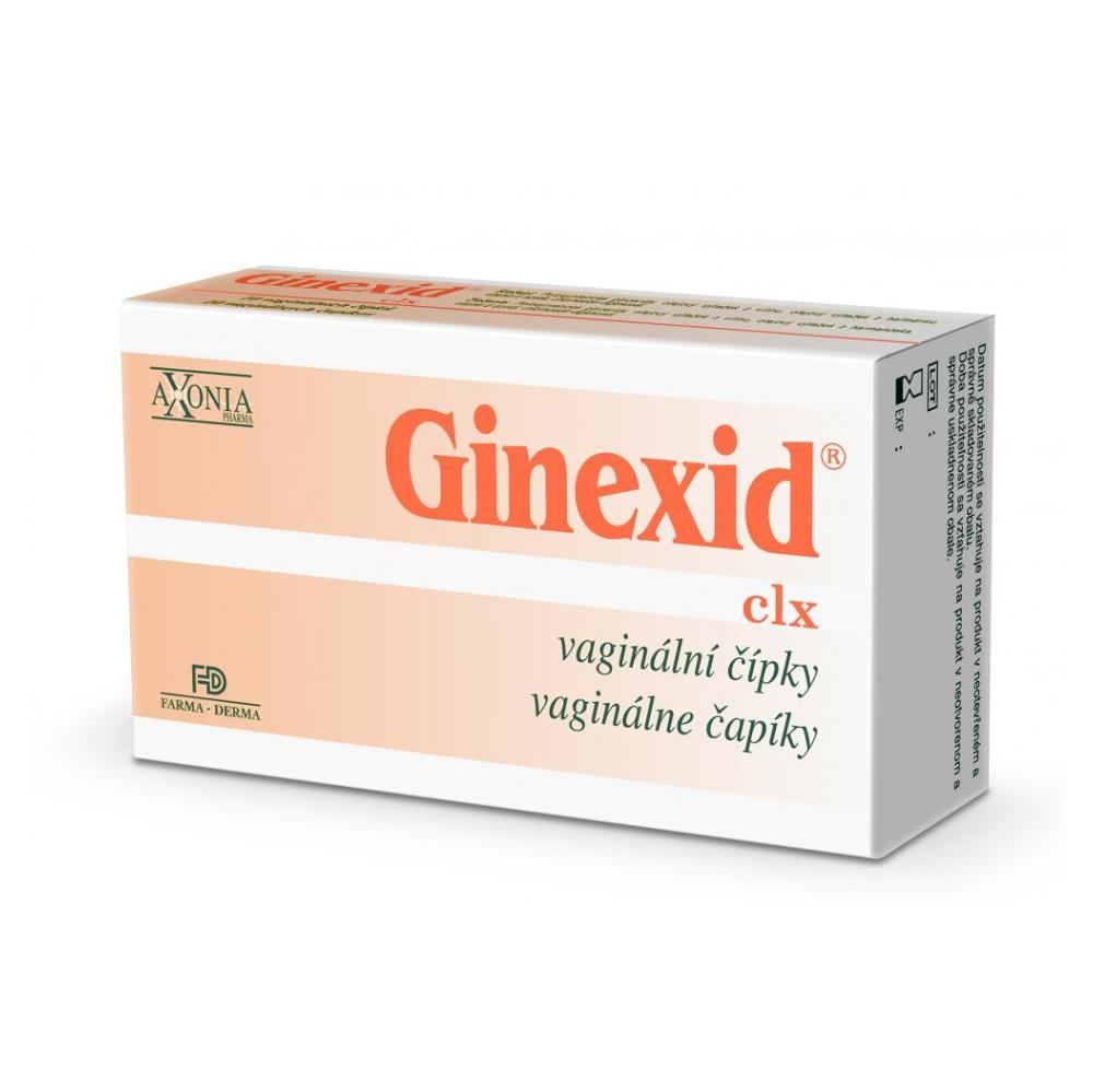GINEXID vaginálne čapíky 10 kusov kúpite na Mojalekaren.sk