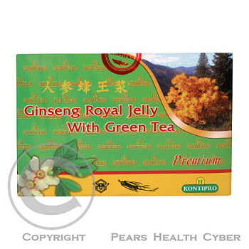 CONTIO Ginseng royal jelly + Green tea 10 x 10 ml