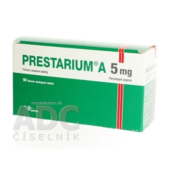 PRESTARIUM A 5 mg tbl flm 3x30 ks (90 ks) (Lieky na predpis)