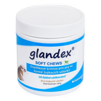 GLANDEX Soft chews žuvacie valčeky pre psov a mačky 30 ks