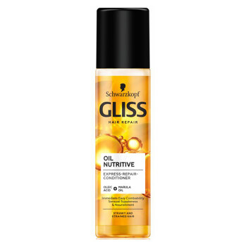 GLISS KUR express balsam oil nutrit, 200ml žltí