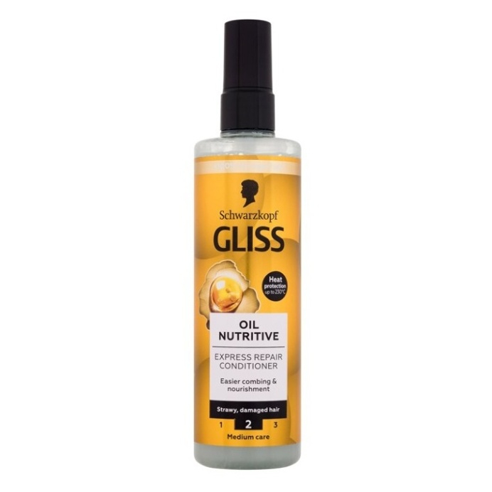 E-shop GLISS KUR express balsam oil nutrit, 200ml žltí