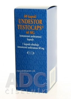 UNDESTOR TESTOCAPS 40 mg cps mol 1x60 ks (Lieky na predpis)