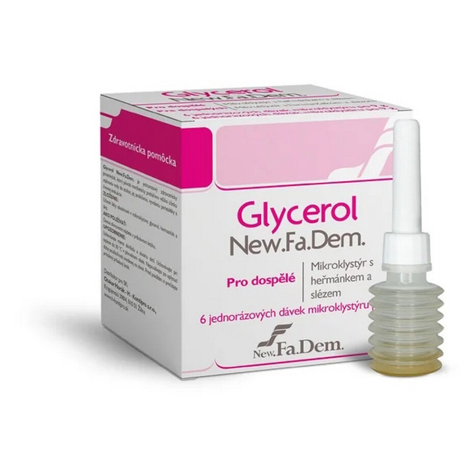 E-shop GLYCEROL Mikroklystír pre dospelých 6 x 9 g