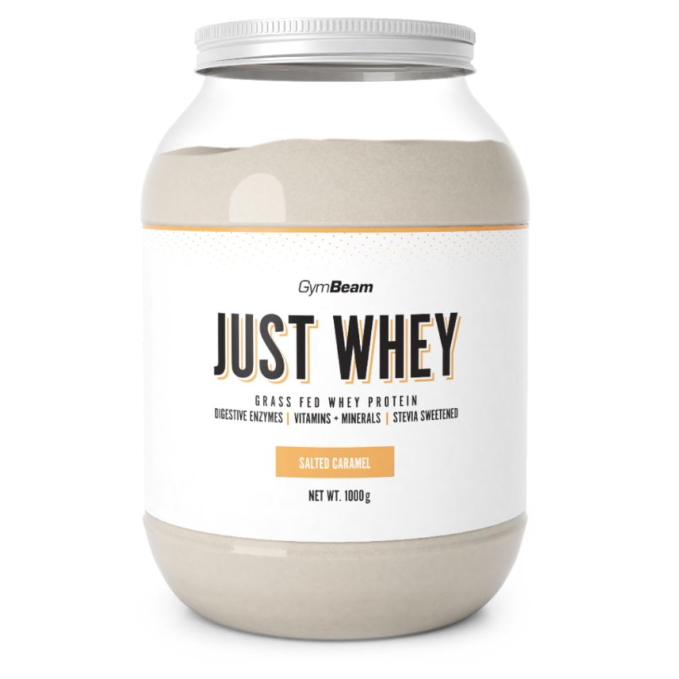 GymBeam Just Whey srvátkový proteín s tráviacimi enzýmami príchuť Salted Caramel 1000 g kúpite na Mojalekaren.sk