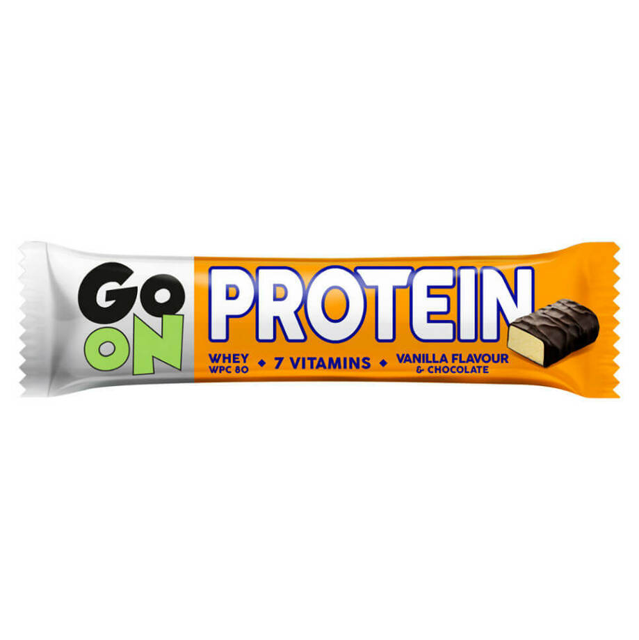 E-shop GO ON Proteínová tyčinka vanilka 50 g