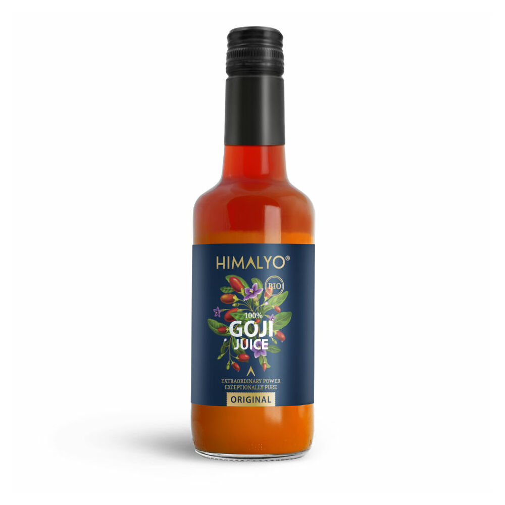 HIMALYO Goji džus 100% 100 % šťava v biokvalite 350 ml