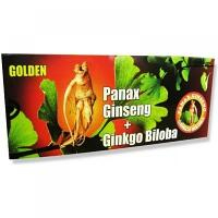 GOLDEN Panax ginseng + ginkgo biloba ampulky 10 x 10 ml