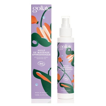 GOLIATE Afrodiziakálny masážny olej BIO 100 ml (Prírodná starostlivosť o telo) - Prírodné