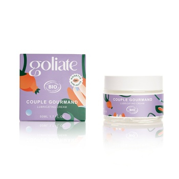 GOLIATE Jedlý masážny a lubrikačný olej 2v1 The Gourmet Couple BIO 50 ml (Lubrikačné gély) - Lubrikačné, Telové, Prírodné