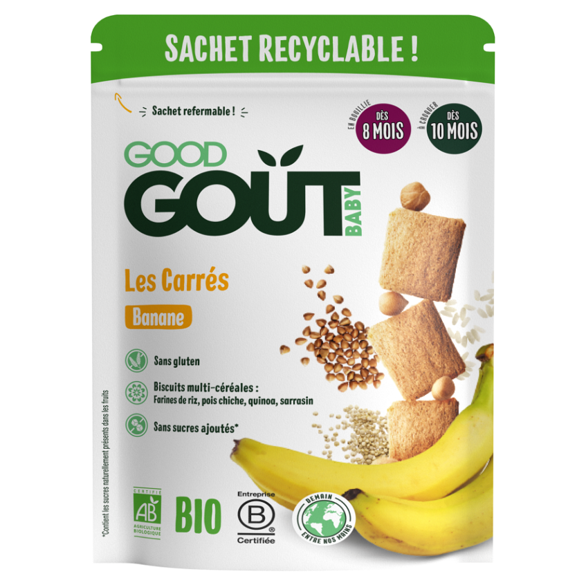Good Gout BIO banánové vankúšiky 50 g