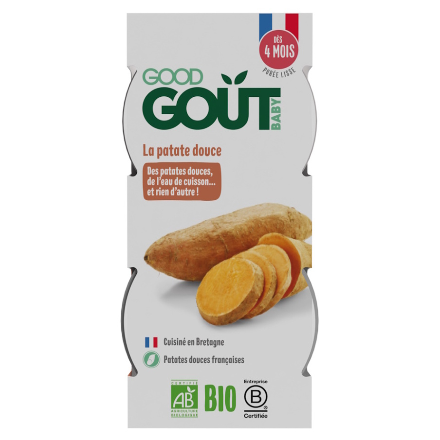 GOOD GOUT Bio batátové pyré 2 x 120 g