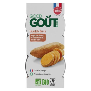 GOOD GOUT Bio batátové pyré  2 x 120 g (Zeleninové príkrmy) - BIO - obrázok 1/2